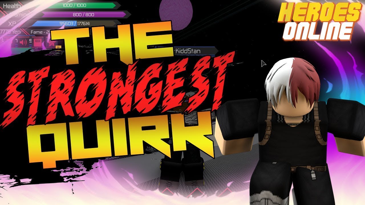 Overhaul With This Quirk Is Overpowered Heroes Online In Roblox
