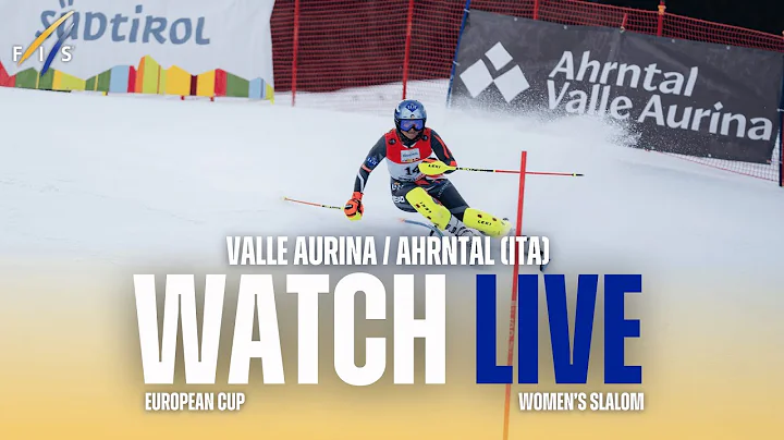 LIVE | Valle Aurina / Ahrntal (ITA) - W - Slalom Run 1 | FIS Ski European Cup