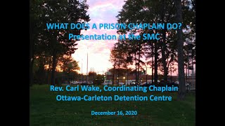 What DOES a Prison Chaplain Do? Profile