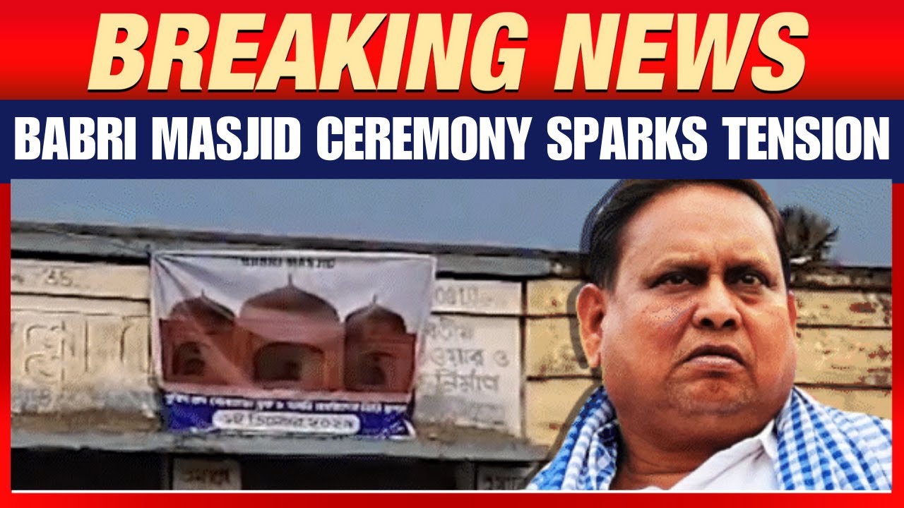 Humayun Kabir Steps Out to Lay Babri Masjid Stone in Murshidabad Amid Controversy