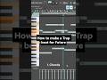HOW TO MAKE A TRAP BEAT FOR FUTURE 🪐 #shorts #futuretypebeat #flstudio