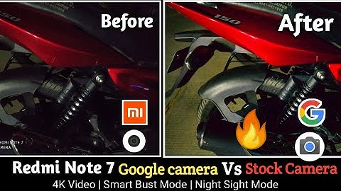 Gcam on Redmi Note 7 | Google camera vs stock camera🔥| Unbelievable Difference🔥| Winner ??