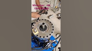 Hydraulic round pipe necking machine factory direct sales #machine #hydraulicmachine