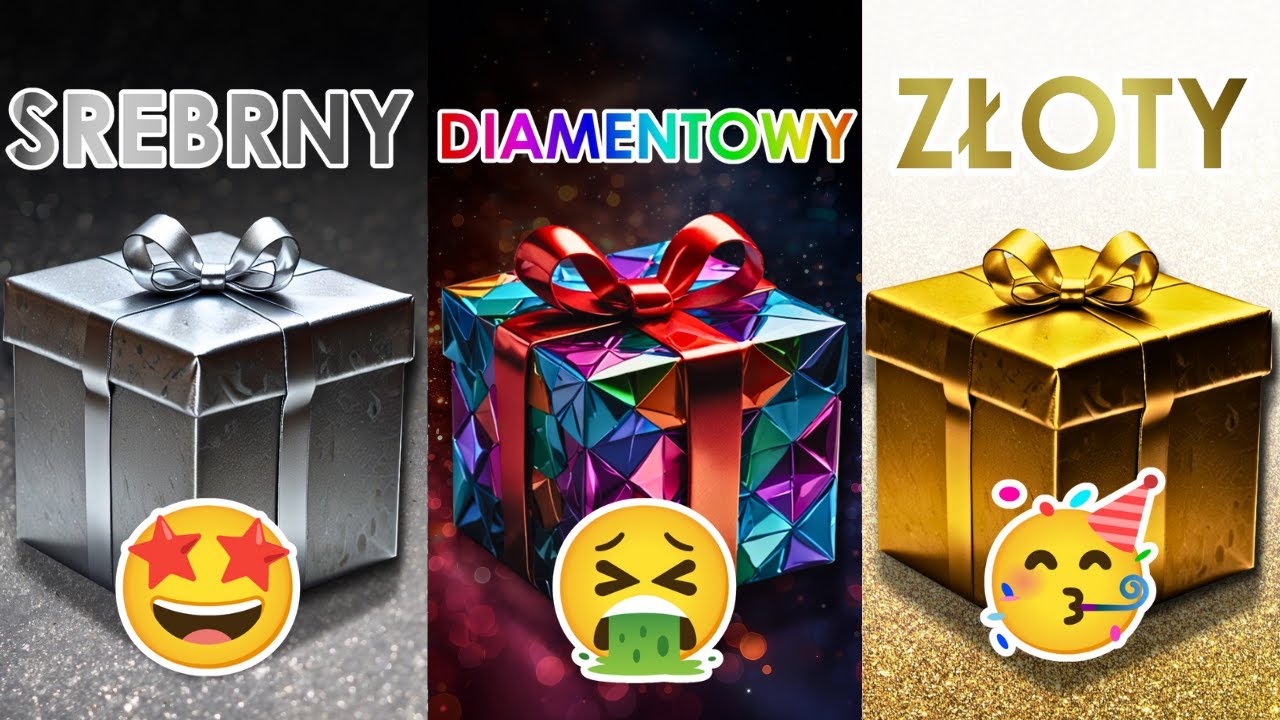 WYBIERZ jeden PREZENT!🎁 SREBRNY, złoty lub DIAMENTOWY! 🤍⭐💎