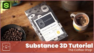 Adobe Substance 3D Tutorial - The Coffee Shop