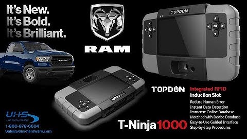 2018-2020 Dodge Ram Smart Key Programming using T-Ninja 1000 Programmer