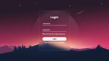 Create a Modern Animated Login Form Using HTML, CSS || How to Build a Login Form with HTML, CSS