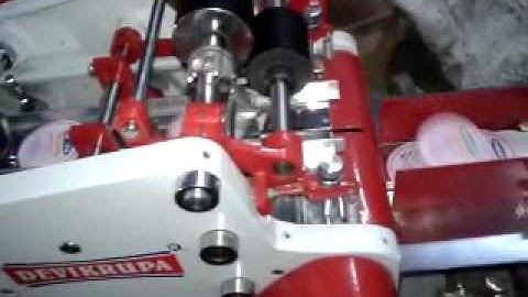 Ice cream lid Batch coding numbering machine