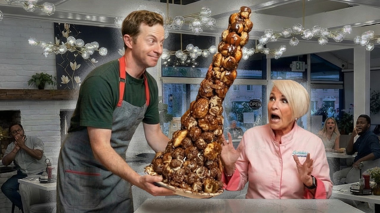 Chefs Roast My 4 ft. Tall Croquembouche
