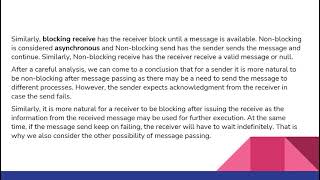 IPC: Message passing