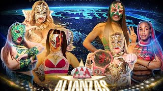 Lucha Femenil: Las Tóxicas 🆚 Adelicious Jada Stone Keyra | Lucha Libre AAA | Alianzas AAA