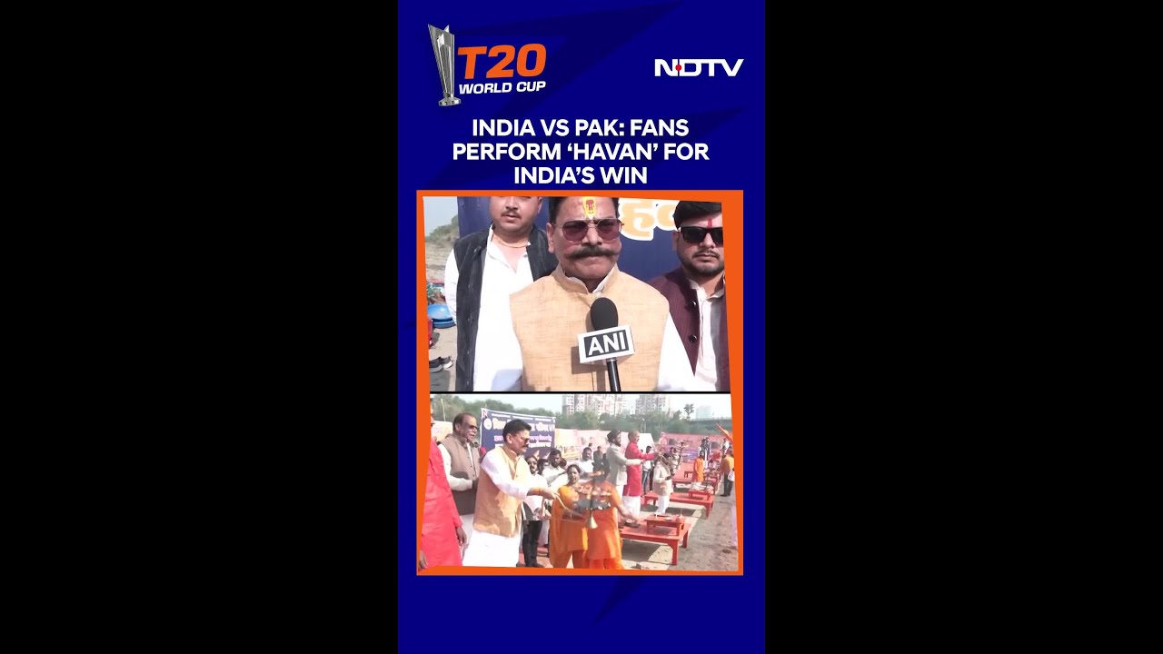 India Vs Pakistan T20 World Cup | Fans Perform 'Havan' For India's Win