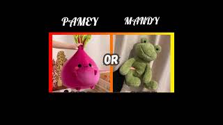 PAMEY OR MANDY #chooseyourfavourite #quiz #fypシ 😍✨💕