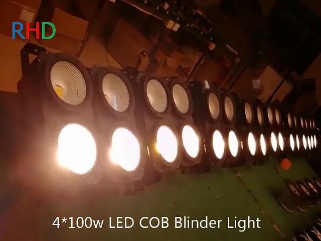 Super Bright 4eyes DMX 4x100W DJ Wash Matrix Stage Effect LED COB Blinder Par Light