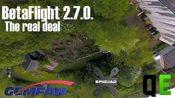 BetaFlight 2.7.0. || Locked in like concrete || FPV Freestyle