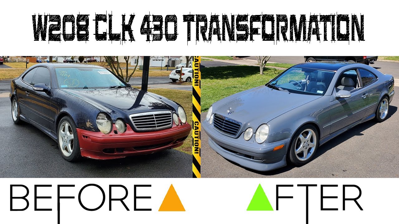 Mercedes Benz CLK 430 transformation - YouTube