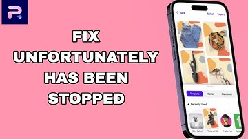 How To Fix And Solve Unfortunately Has Been Stopped On Photoroom Ai Photo App | Final Solution