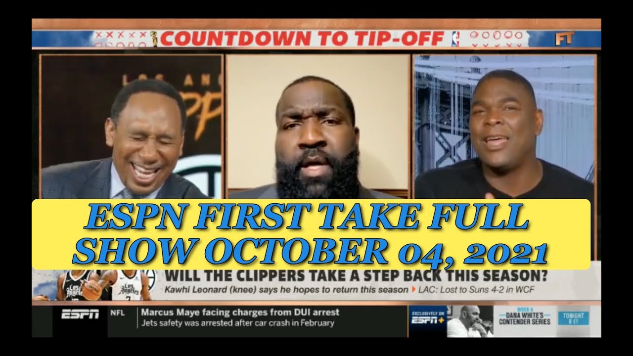 ESPN FIRST TAKE FULL SHOW October 05 2021 | Stephen A Smith says Kawhi ...