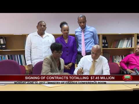 SIGNING OF CONTRACTS TOTALLING $7.45 MILLION