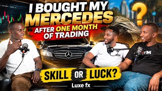I bought my Mercedes after one Month of Trading!!Skill or Luck?