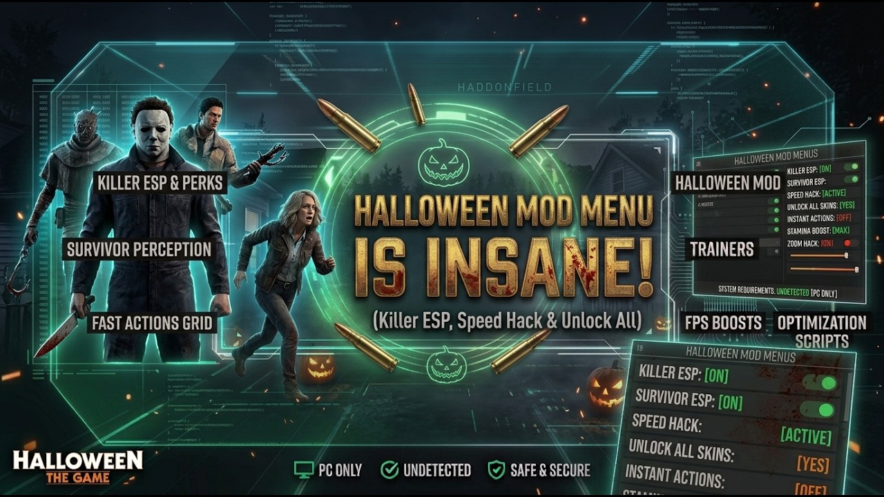 NEW Halloween: The Game Mod Menu / ESP + Speed Boost + GodMode ...