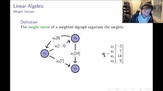 Digraphs: Part 3/4 "Linear Algebra"