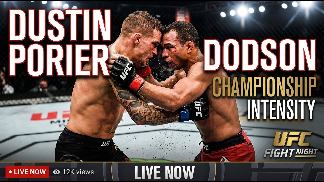Dustin Porier vs Dodson | Male UFC Fight Brutal Knockout Finish