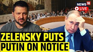 Russia Vs Ukraine War Update LIVE |  Zelenskyy Addresses UN Security Council | English News Live