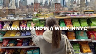 What I Spend in a Week as a 24 Year Old in NYC
