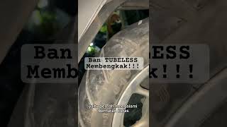 Beware!! Know the causes of swollen tubeless tires!! #motorcycle tires #helptubeless #learn #info...