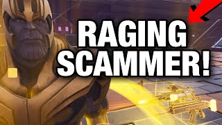 Scammer realized KARMA JUST HIT HIM for scamming… 🤣😱 (Scammer Get Scammed) Fortnite