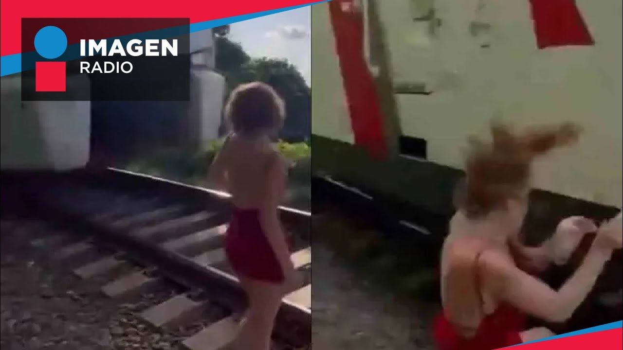Joven sobrevive tras ser arrollada por un tren al intentar una selfie ...
