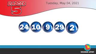 WI Lottery EveningDraw 05/04/2021