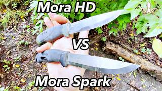 Mora Companion Spark Vs Mora Companion Heavy Duty Knife