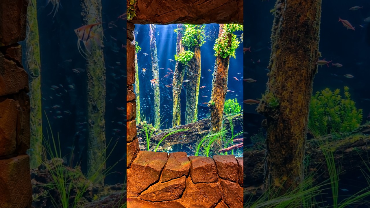 Beautiful Amazon Aquarium 🌱
