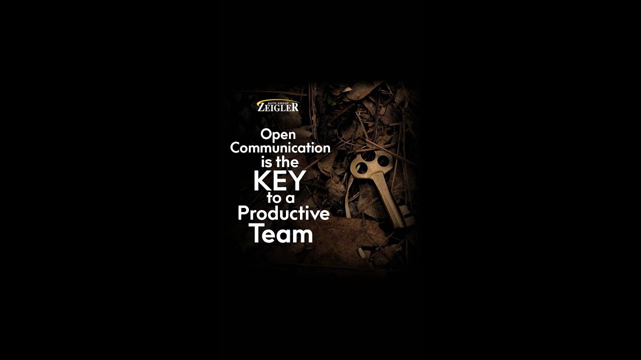 Open Communication is the KEY to a Productive Team