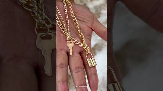 STUNNING "Love Lock" Gold Necklace Found Underwater! 🔑✨