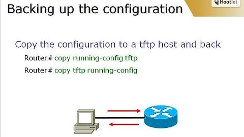 Backup of startup- configuration from one cisco  router to other