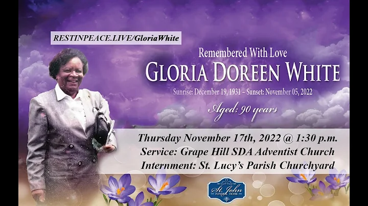 Live Stream for Gloria Doreen White