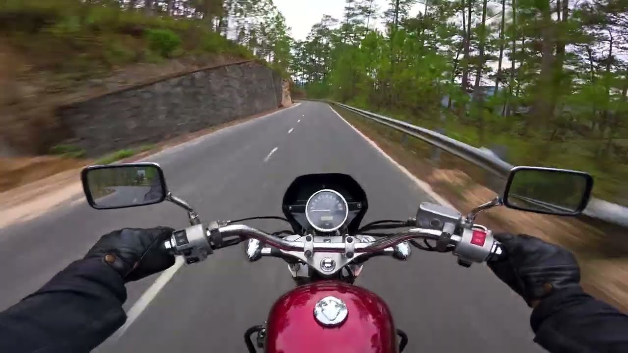[4K, POV, EXHAUST] Honda Shadow RS (VT750S) / Exploring the Sacom Pass in Da Lat