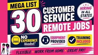 30 Work From Home Jobs You Need to Apply for Today 📱