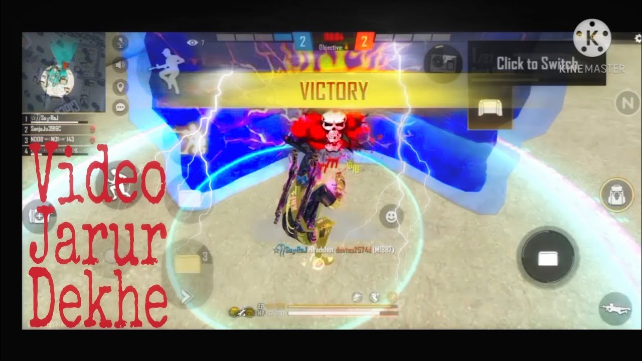 Free Fire 🔥 Emote 1Tap Headshot Video | Suraj Noob Gamer