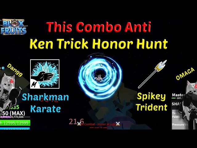 Highlight 30M Pirates Quake Combo + Sharkman + CDK (Blox Fruits Bounty  Hunting) Road to 30M Honor 