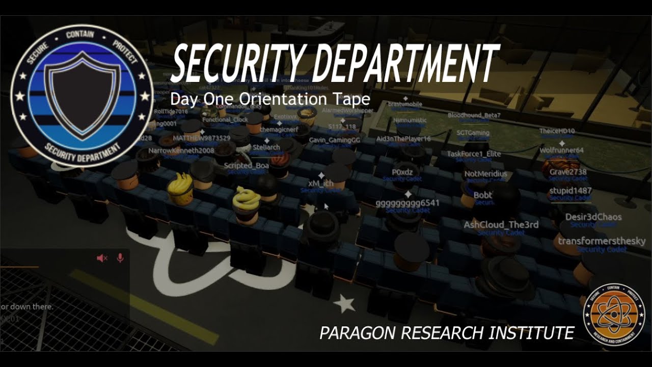 SCPF PRI Security Department Day One Orientation YouTube