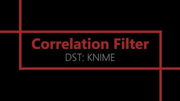 Correlation Filter [KNIME Analytics Platform]