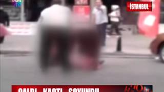 Yolun ortasında çırılçıplak soyundu