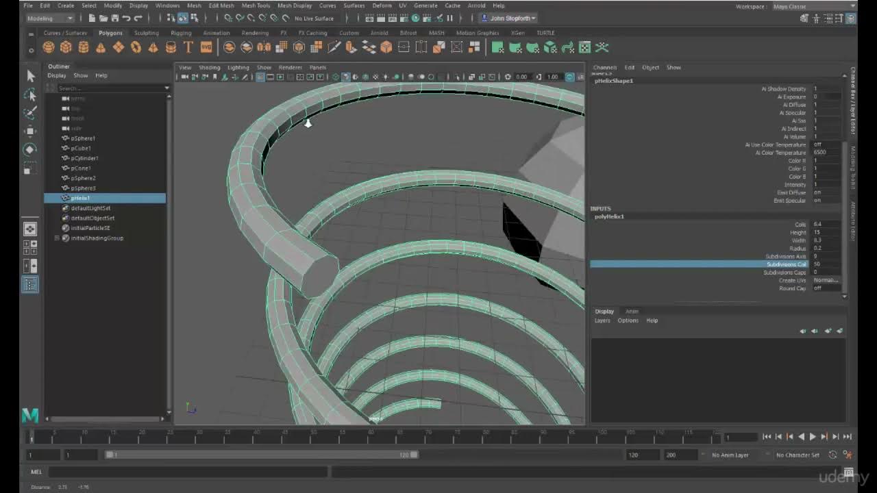Maya Tutorial - Learn by Creating Objects - Node based system - YouTube