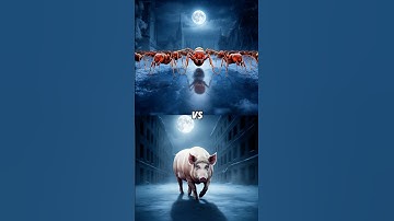 Red Ant Army vs Wild Animals (ant, lion, tiger, pig, zombie, wolf, dragon )