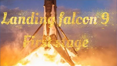 Landing falcon 9 first stage by SimpleRockets 2