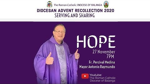 Invitation for Advent Recollection 2020_ First Sunday_ HOPE